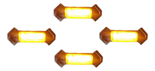 Luz Led Persiana Toyota Hilux Amarilla Juego X4