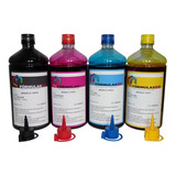 Kit 4 Tinta Compatível Hp Serie 581 Formulasbr 2l Qualidade