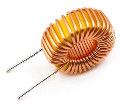 10 Pzs Bobina 470uh Toroide 3a Inductor Magnético