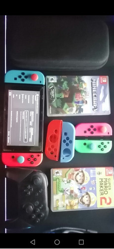 Nintendo Switch 32gb+128gb Micro Sd - Paquete