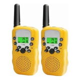 Rádio Walkie Talkie Infantil, Alcance 8 Km, 2 Unidades