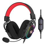 Audífonos Para Juegos Con Cable Redragon H510 Zeus-x Rgb