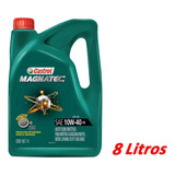 Aceite Castrol Magnatec 10w 40 A3 Semi Sintetico 8 Litros