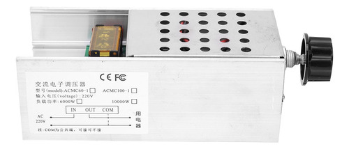 Regulador De Voltaje Scr 6000w 220v Ac Control Electrónico D