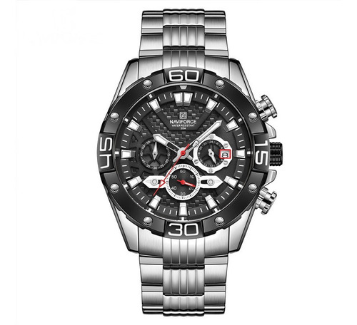 Naviforce Nf8019s Reloj Cronografo_deportivo_moderno_acero