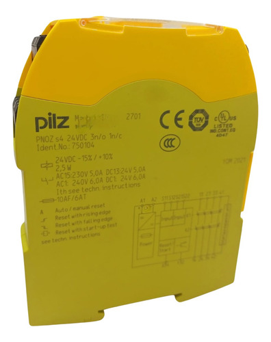 Pilz S4 24vdc 750104 Rele De Seguridad