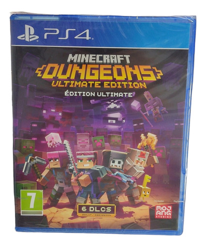 Minecraft Dungeons Ultimate Edition Ps4 Mídia Física Lacrado