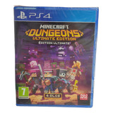 Minecraft Dungeons Ultimate Edition Ps4 Mídia Física Lacrado