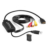 Lapetus Cable Adaptador De Convertidor Hdmi A Rca, 1080p Hdm