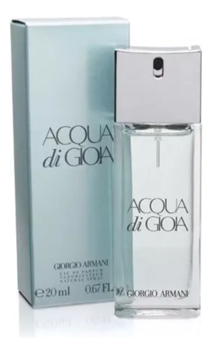 Perfume Acqua Di Gioia Eau De Parfum 20ml Ideal Cartera! 