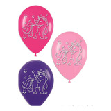 Globos Bombas Estampados X20u Unicornio Caballo