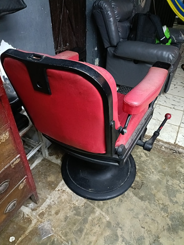 Sillón De Barbería Antiguo Marca Chicago Año 1942.