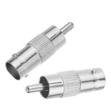 Paq De 10 Conector Bnc Hembra A Rca Macho Zw