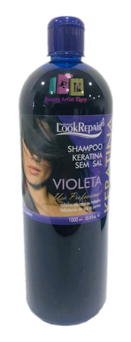 Shampoo Matizador Violeta Look Repair 1 Litro Tratam Capilar