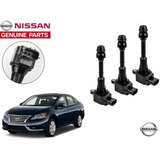 Kit 3 Bobinas De Encendido Nissan Sentra  2013 Original 