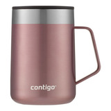 Copo Caneca Térmico Contigo ® Rose 414ml Com Alça