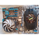 Placa Mãe P8h61-m Le/br I5 3570 16gb Ram Geforce Gtx 750ti