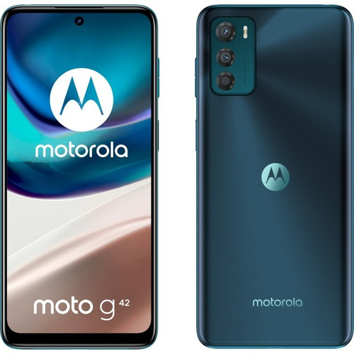 Celular Motorola Moto G42 Verde Metalico Resistente Al Agua 