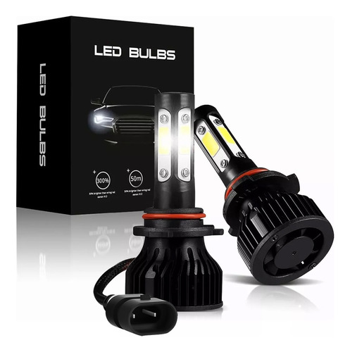 Kit De Faros Con 4 Led Lados Luz De Cruce  9005 9006 H7 H11 