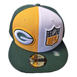 Gorra Cerrada Green Bay N F L New Era Verde/amarillo 59fifty