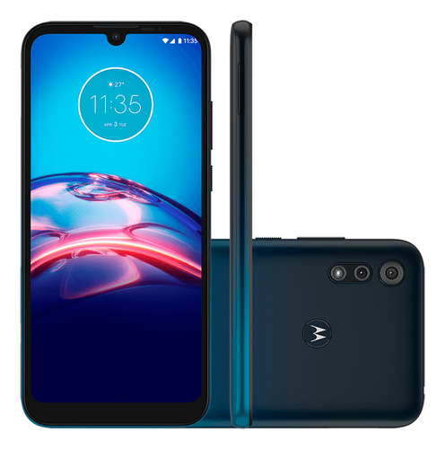 Celular Smartphone Motorola Moto E6s Azul Tela 6.1  32 Gb