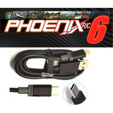 Cabo Usb Tipo C + Simulador Phoenix Rc 6 Para Radiomaster Tx