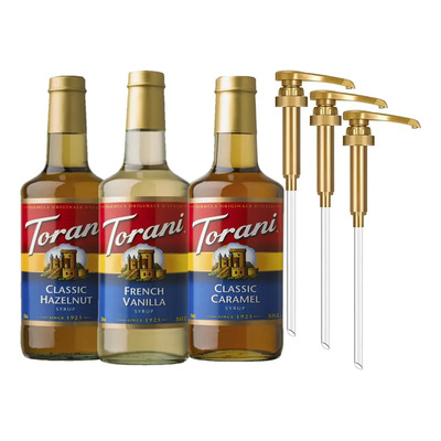 Torani Syrup 3 Botes Sabores A C\u002Fdispensador 750mlc\u002Fu | Envío gratis