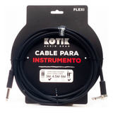 Kotik Cable Para Instrumento Flexi 3m L Negro