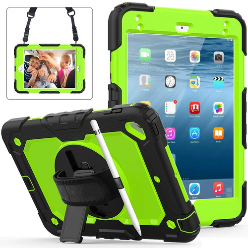 Funda + Correa Uso Rudo Protector Para iPad Air 2 A1566 A156