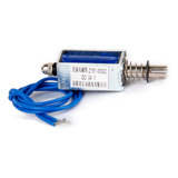 Dc 24v Tipo Push-pull Marco Abierto Electroimán Solenoide .