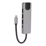 Dock Station Tipo C 5 En 1 Hdmi Hub Usb 3.0 Usb C Lan 100m