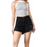 Short Jeans Calce Perfecto Rotura Go. By Loreley