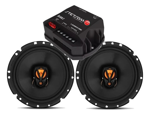 Auto Falantes Jbl Selenium 6 P/ Saveiro G3 G4 G5 G6 + Módulo Cor Preto