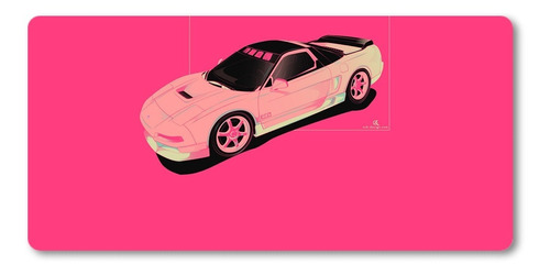 Mousepad Xl 58x30cm Cod.110 Jdm Nissan Nsx Coches Rosa