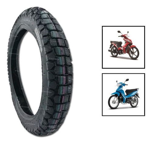 Llanta 2.75-17 Gajo Tubeless Yunda Para Motocicleta Rm