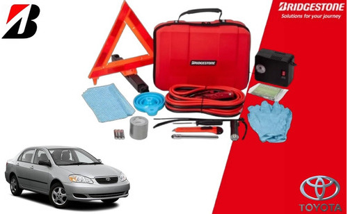 Kit De Emergencia Seguridad Auto Bridgestone Corolla 2005