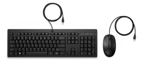 Combo Teclado Y Mouse Alambrico Hp 225