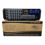 Amplificador Audio Sound 2600w Stereo Bluetooth