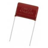 Capacitor Condensador Cbb 630v 474j 0.47uf 470nf 