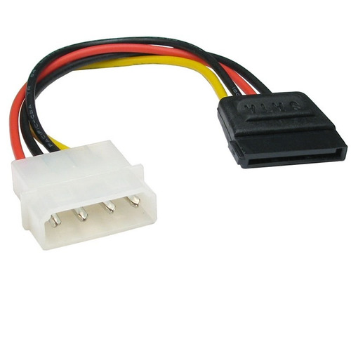 Cable Molex A Sata Power 3cm Adaptador Disco Rigido Lectora