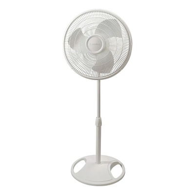 Ventilador De Pie Pedestal Oscilante. Lasko 16 Pulagas Color de la estructura Blanco Material de las aspas Plástico | Envío gratis