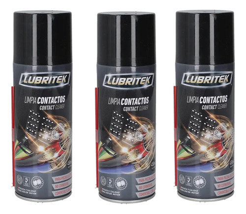 Limpia Contacto 450ml Lubritek X3 Pack
