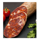 Vinilo 20x20cm Salame Chacinado Fiambre Comida Chorizo P2