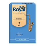 Palheta Sax Saxofone Tenor Rico Número 3