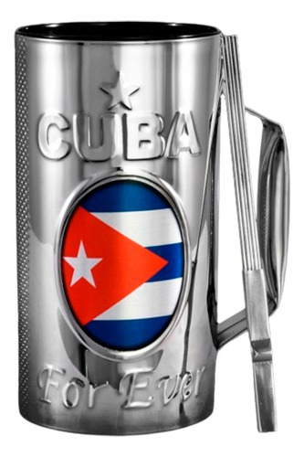 Vaso Guira Cuba Con Raspador