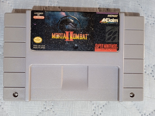 Mortal Kombat 2 Original Super Nintendo Snes