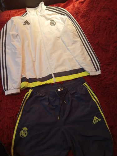 Conjunto adidas Campera Pantalón Real Madrid Original.