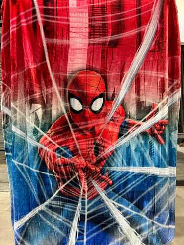 Spiderman Cobertor Matrimonial/individual 