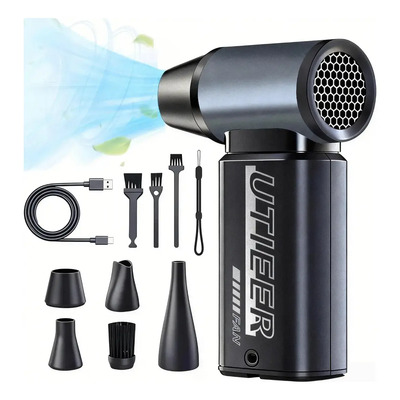Kit Limpieza Pc Inalámbrico Aire Soplador Plumero 250000 Rpm ,6 Marcha Ajustable,recargable Para Usb,para Limpiar Teclado Pc Auto Cámara Hogar Y Encender Parilla Inflar Pelotas De Yoga | Envío gratis