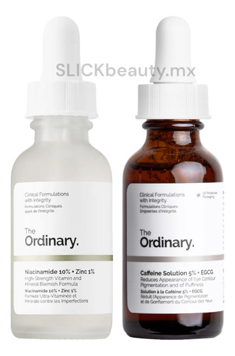 The Ordinary Niacinamide 10% + Caffeine Solution Combo